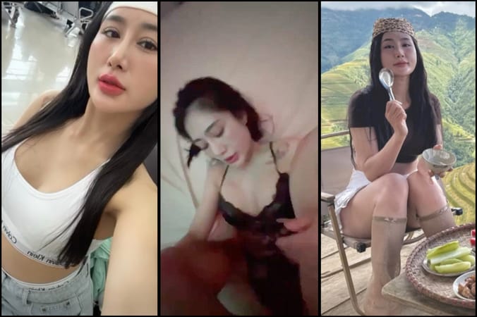 [QMH] Hot tiktoker Quỳnh Trang lộ clip bay lắc xả đồ địt khẩu dâm quằng quại lên đỉnh co giật